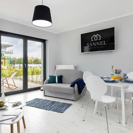 Seaside View Tuz Przy Plazy- Gardenia Seaside Dziwnow-sannel For Rent Dziwnow